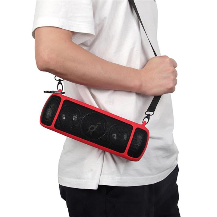 Travel%20Silicone%20Bluetooth%20Speaker%20Portable%20Case%20For%20Anker%20Soundcore%20Motion+Bluetooth%20Speaker%20Carry%20Pouch%20With%20Strap%20Carabiner%20-%20Image%203