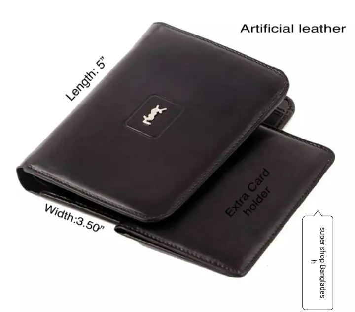 Sky%20Black%20color%20Artificial%20leather%20wallet%20for%20men%20-%20Image%203