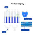 MAYTTO Teeth Whitening Set LED Teeth Whitening Light Tooth Gel Refill Teeth Food Grade Braces Whitening Dental Device Portable Led Blue Light Dental Oral Care Tooth With Tooth Color Chart.