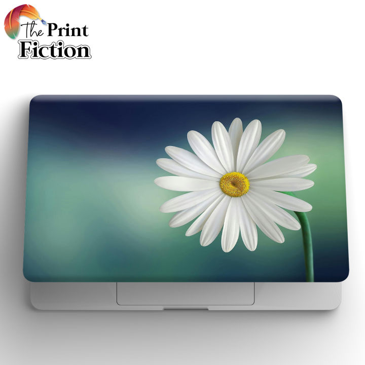 White%20Daisy%20Flower%20Laptop%20Sticker%20-%20Image%203