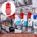 100pcs 6mm Plastic Anti-Theft Locks Unlock Device Retail Shop Supermarket Peg Hook Stop Lock Pegboard Hook Lock. 