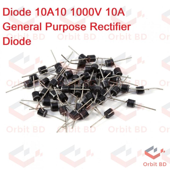 5Pcs-%20Diode%2010A10%201000V%201KV%2010A%20General%20Purpose%20Rectifier%20Diode%2010A10%20Silicon%20Junction%20Diode%20R-6%20Package%20-%20Image%207