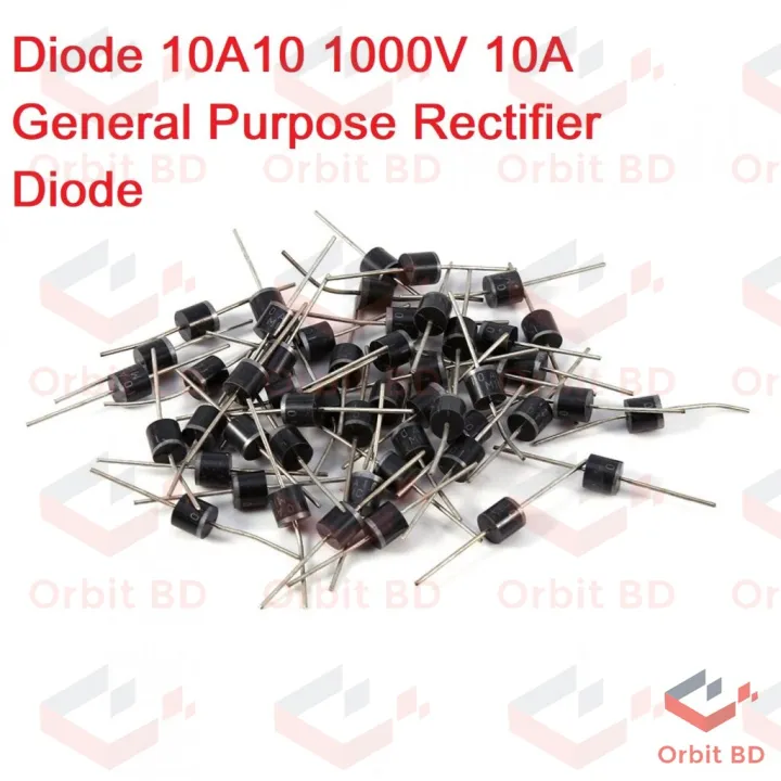5Pcs-%20Diode%2010A10%201000V%201KV%2010A%20General%20Purpose%20Rectifier%20Diode%2010A10%20Silicon%20Junction%20Diode%20R-6%20Package%20-%20Image%207