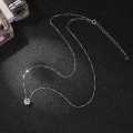 Neaklace for women Fashion Accessories Crystal Sequins Necklace Tassel Flash Pandent Choker Gift.