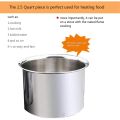 2-Pack Stainless Steel Double Ber, Heat-Resistant Handle for Chocolate, Butter, Cheese, Caramel and Candy- Steel Melting Pot, 2 Cup Capacity, Universal Pad. 