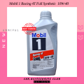 Mobil 1 Racing 4T Full Synthetic Motorcycle Oil 10W-40. 