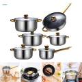 6 Pieces Cookware Set Nonstick Pan Kitchen Cooking Set for Kitchen Home. 