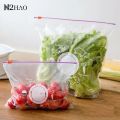 10Pcs PVC Fresh Keeping Bag For Vegetable Fruit Storage Freezing Preservation Zipper Sealed Bags Kitchen Food Organization Tools. 