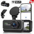 Dash Cam for Cars Car Camera Dash Cam 4K WIFI Camera for Car Front and Rear Dash Camera Black Box 24H Parking Mode Recorder. 