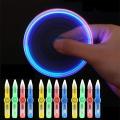 1 Pcs LED Spinning Pen Ball Pen Fidget Spinner Hand Top Glow In Dark Light EDC Stress Relief Toys Kids Toy Gift Office School Supplies.
