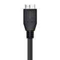 3FT USB 3.0 Cable/Cord for Seagate Goflex, Expansion Desktop External Hard Drive Super Speed 5Gbps A/Micro B Device,Black.