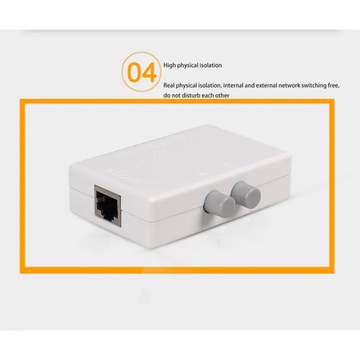 【Exclusive Limited Edition】 Mini 2 Port RJ45 RJ-45 Network Switch ...