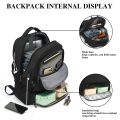 CoolBELL Lunch Backpack 15.6/17.3 Inches Laptop Backpack with Insulated Compartment / USB Port For Hiking Work Travel Men Women. 