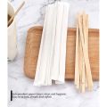 Wood Coffee Stir Sticks 7.5Inch-100 Pack Round End,Eco Friendly Stirrers for Hot Drinks,Natural Wood 2.