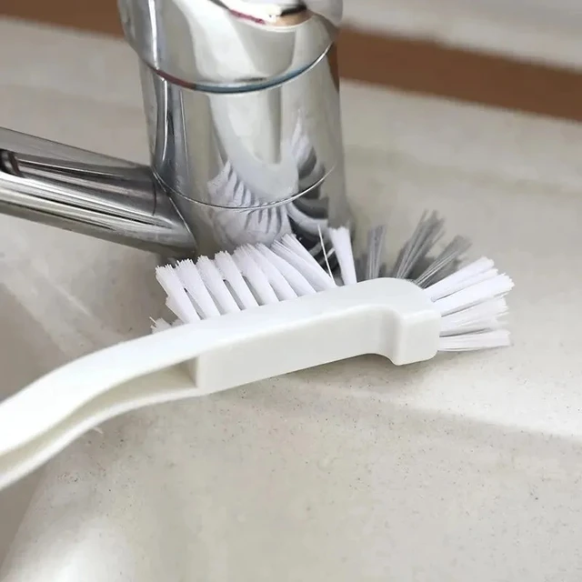 1 Pcs Eco Friendly Kitchen Dishwasher Cleaning Brush Long handle Mini Edge Corner Plastic Brush Pots Pans Cups Toilets Gap Cleaning Brush