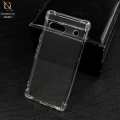 Google Pixel 7A Airbag Silicone Case Crystal Clear Soft Tpu - Transparen. 