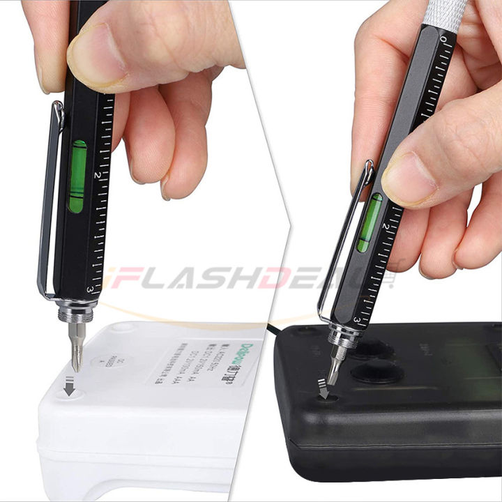 1%20PC%206%20in1%20Multifunctional%20Screwdriver%20Ballpoint%20Pen%20Touch%20Screen%20Metal%20Gift%20Ruler%20Spirit%20Level%20Creative%20Stationery%20Gift%20Touch%20Screen%20Stylus%20Design%20Tool%20School%20Office%20Stationery%20Pens%20-%20Image%205