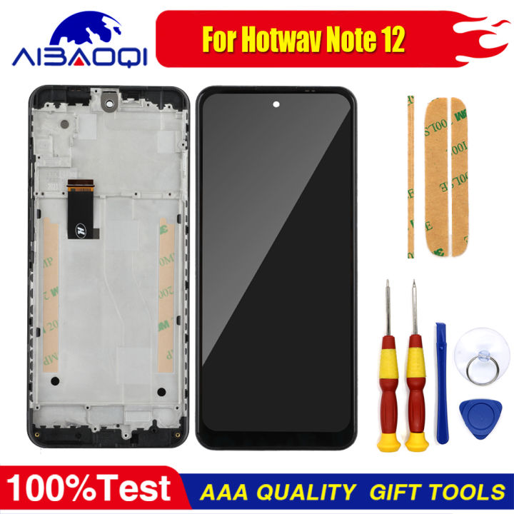 New%20Original%20Touch%20Screen%20LCD%20Display%20With%20Frame%20For%20Hotwav%20Note%2012%20Phone%20Replacement%20Parts%20+%20Disassemble%20Tool%20-%20Image%202