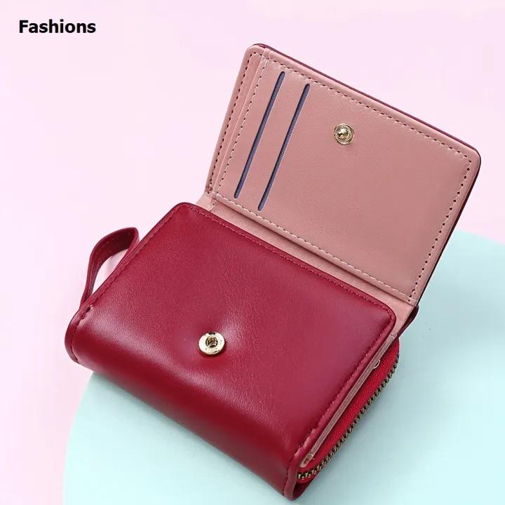 Fashions%20Classic%20Fashion%20Three%20Fold%20Wallet%20Coin%20Card%20Storage%20Women's%20Casual%20Student%20Small%20and%20Large%20Capacity%20-%20Image%202