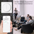 New WiFi Smart Touch Light Dimmer Switch Touch Timer Brightness Memory Smart Life/Tuya APP Remote Control Work with Alexa Google professional design. 