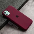 For apple IPhone 11 (6.1) Luxury Shockproof Liquid Silicone Soft Case Back Cover. 