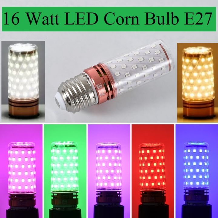 Led 16W Candle Bulb 360 Degree E27 16W Energy Saving Corn Light E27 1Pcs