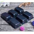 6 Cavity Carbon Steel Non Stick Mini Loaf Baking Pan Tray Tin Bakeware. 