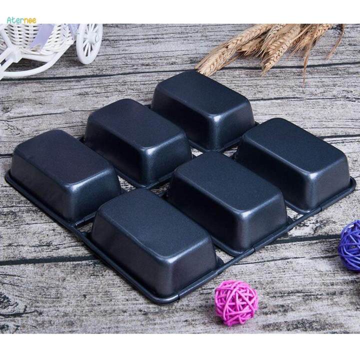 6%20Cavity%20Carbon%20Steel%20Non%20Stick%20Mini%20Loaf%20Baking%20Pan%20Tray%20Tin%20Bakeware%20-%20Image%203
