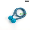 Upgrade Magnetic Curtain Holder Solid Bead Matching Color Rope Magnet Curtain Tieback Buckle. 