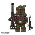 Ready Stock Wm6094 Heavy Infantry Mandalorian Star Wars Minifigures Building Blocks Assembled Kids Toys. 