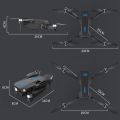 E88 Max Tripple Camera Duel Battery Brashless Motor Drone.