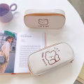 Cute Large-Capacity Niche Junior And High School Students Pencil Case Coin Bag Canvas Pencil Bag. 