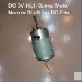 NARROW SHAFT MOTOR 3.17mm Shaft 6V Charger Fans DC Motor DC 6V VOLT Narrow Shaft Copper Magnetic Motor For DC Mini Charger Fans Motors. 