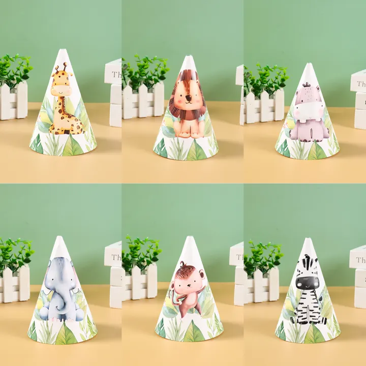 Alien%20Jungle%20Animals%20Party%20Paper%20Hats%20Happy%20Birthday%20Party%20Decoration%20Kids%20Safari%20Animal%20Wild%20One%20Birthday%20Decor%20Supplies%20Baby%20Shower%20-%20Image%205