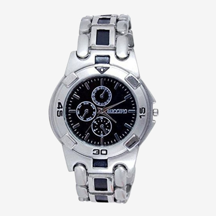 New Collection Buccino-Stainless Steel Strap Elegant Analog Wrist Watch