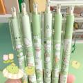 6Pcs Japanese Stationery Cute Pens School Korean Stationery Pen Kawaii Pen 0.5mm.