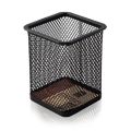 DELI Square Mesh Pen Stand 9174 (Black). 