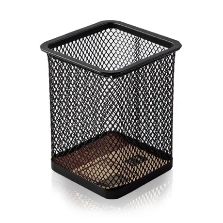 DELI%20Square%20Mesh%20Pen%20Stand%209174%20(Black)%20-%20Image%202