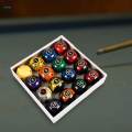 16 Pieces Pool Table Balls Billiard Balls Snooker Balls Complete Set for Bars Leisure Sports. 