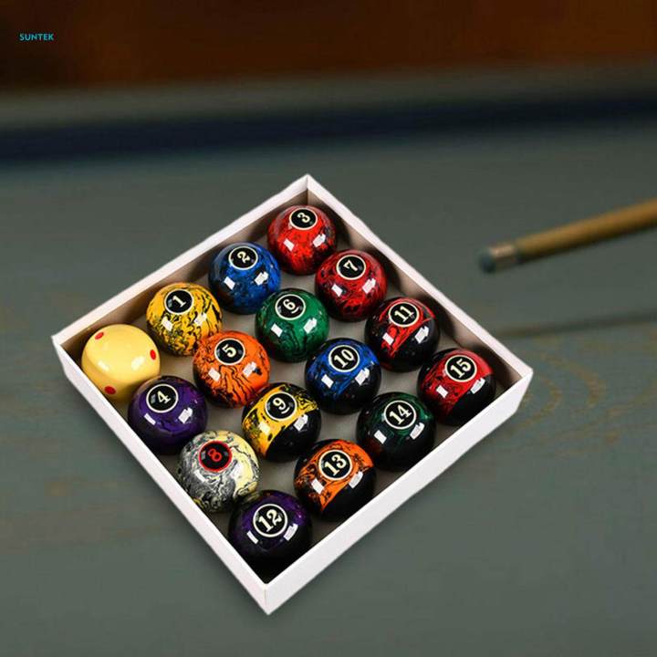 16%20Pieces%20Pool%20Table%20Balls%20Billiard%20Balls%20Snooker%20Balls%20Complete%20Set%20for%20Bars%20Leisure%20Sports%20-%20Image%202