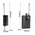 UHF Wireless Headset Microphone with Transmitter Receiver LED Digital Display Bodypack Transmitter for Teaching Live Performance. 