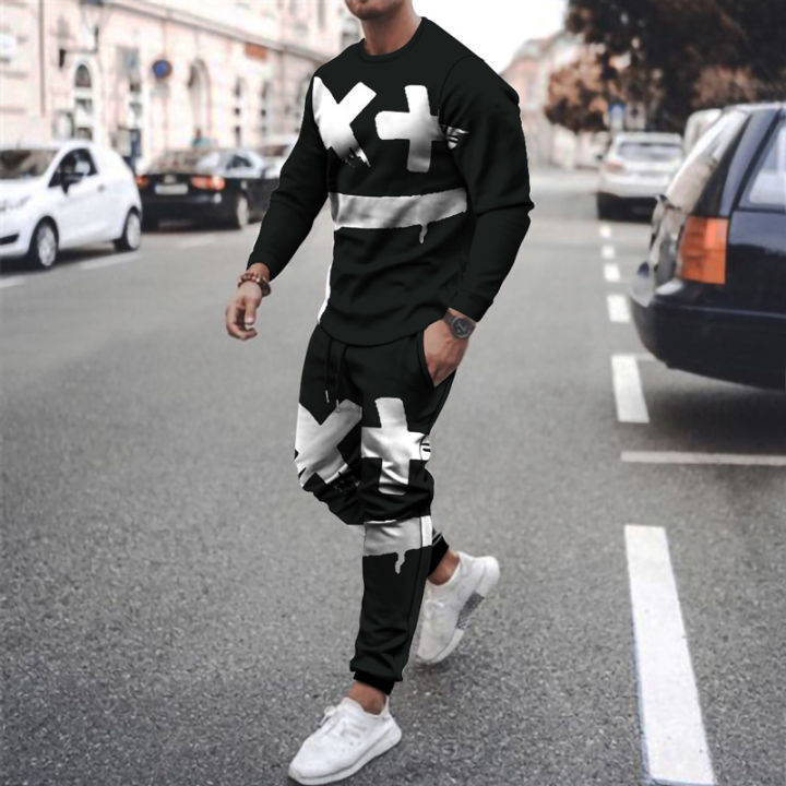 Tracksuit%20Set%20Men's%20Clothing%202%20Pcs%20Summer%20Sports%20Suit%203d%20Print%20Smiley%20Casual%20Men%20Sets%20Outfits%20Long%20Sleeves%20T-shirt+Pants%20Male%20-%20Image%206