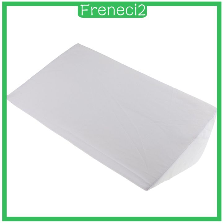 Foam%20Bed%20Wedge%20Acid%20Reflux%20Pillow%20Leg%20Elevation%20Cushion%20Washable%20Removable%20Cover%20-%20White%2020x10x5.5%20inches%20-%20Image%207