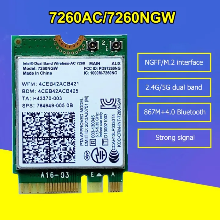 Intel%207260%20ngw%201200Mbps%20Bluetooth%204.2%20WiFi%20Wireless%20Network%20Card%20NGFF%20M.2%20Wifi%20Dongle%20802.11AC%20Dual%20Band%202.4G%205G%20For%20Laptop%20Intel%207260%207260NGW%20-%20Image%206