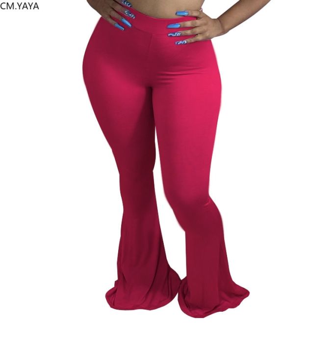 Casual%20S-4XL%20Plus%20Size%20Women%20Elastic%20Wide%20Leg%20Flare%20Pants%20Leggings%20High%20Waist%20Trousers%20Draped%20Jogger%20Pants%20Sweatpants%20BQ%20-%20Image%205
