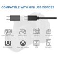 10Pcs USB C to Mini USB 2.0 Adapter Type C Female to Mini USB Male Convert Adapter for GoPro MP3 Players Dash Cam.