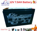 12v 9Ah Battery With Battery Charger / LEOCH Battery 12v 9Ah Battery / - Combo Pack.