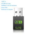 5G Wifi Adapter WiFi Usb 3.0 Adapter 1200Mbps Wireless Network Card Wifi Dongle Receiver Lan Ethernet Adaptor For Pc Laptop.