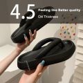 4.5cm Platform Summer Female Flipflop Beach Outdoor Sandals Soft Pillow Slippers Women Men Non-slip House Shoes Home Slides.