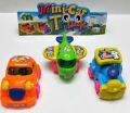 3 Piece Push and Go Friction Toy Car (Set of Air Plane, Car, Train) - Baby Toys.